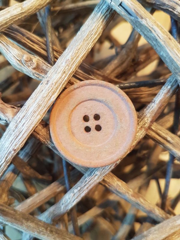 Knopf 18mm Polyester Steinoptik pfirisch