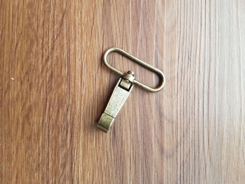 Karabinerhaken 40mm bronze Breit
