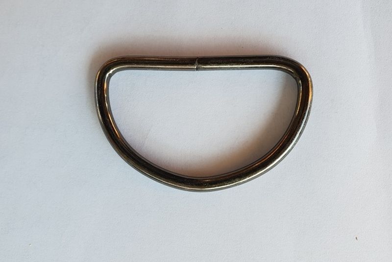 D-Ring 50 mm offen hematith