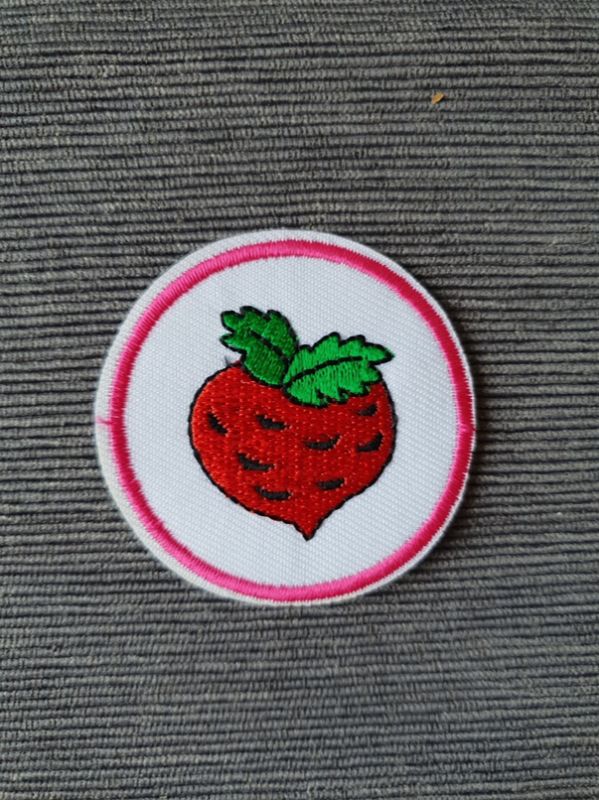 Applikation Bügelbild Kreis Radischen