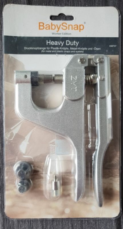 Baby Snaps Heavy Duty Druckknopf/Ösen Zange 