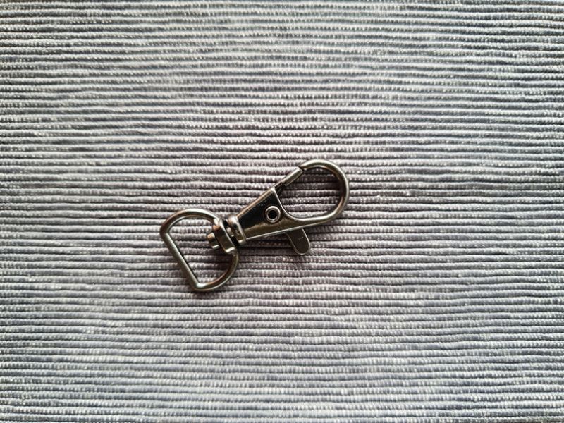 Karabinerhaken 12 mm Hematith