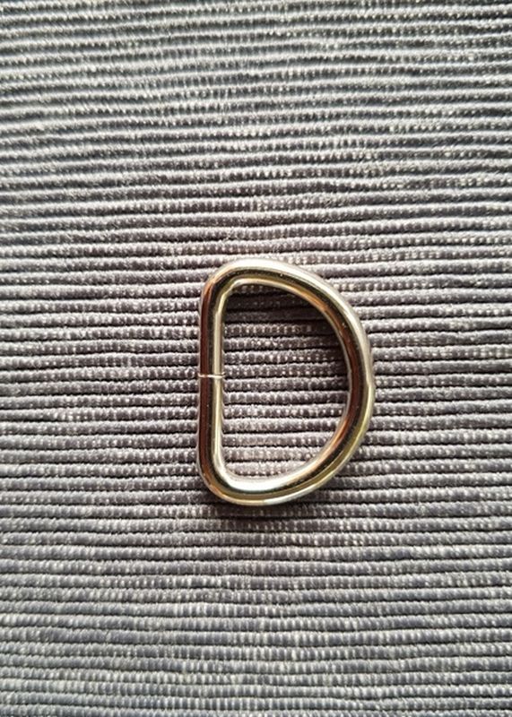 D-Ring 20 mm offen silber