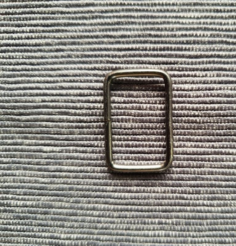 Viereck Ring Hematith 13x20 mm