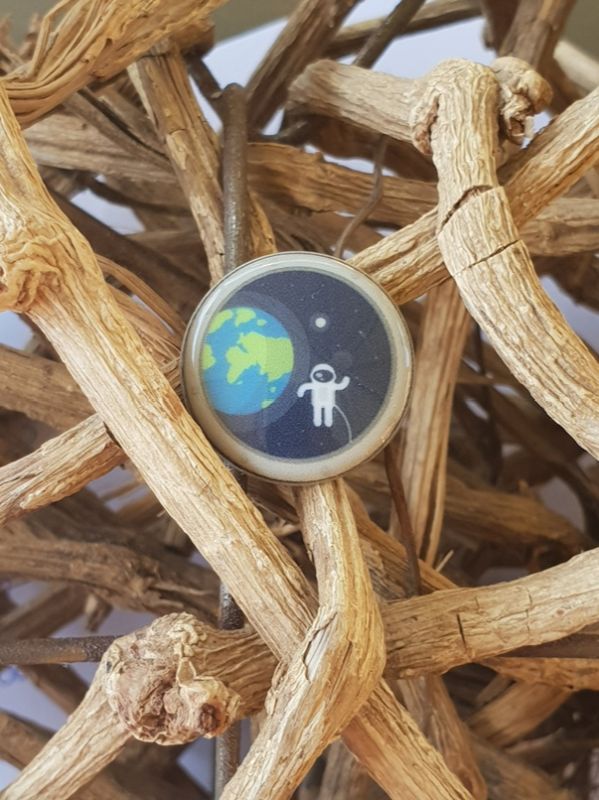 Knopf Polyester Astronaut 20mm 