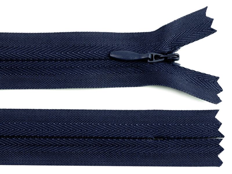 Reißverschluss 22 cm verdeckt 3mm Dunkelblau
