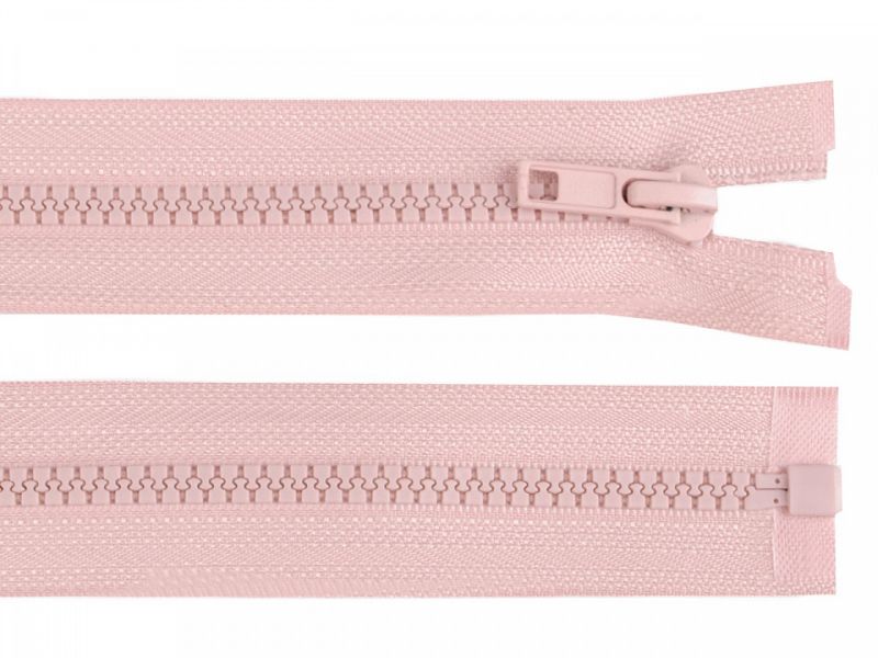 Reißverschluss 55 cm Grob 5mm Hellrosa
