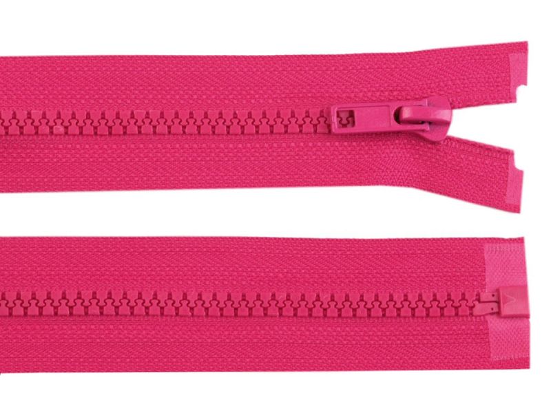 Reißverschluss 75 cm Grob 5mm Pink
