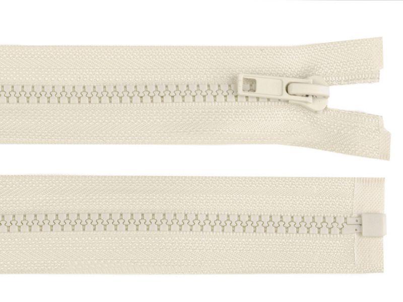 Reißverschluss 90 cm Grob 5mm Beige