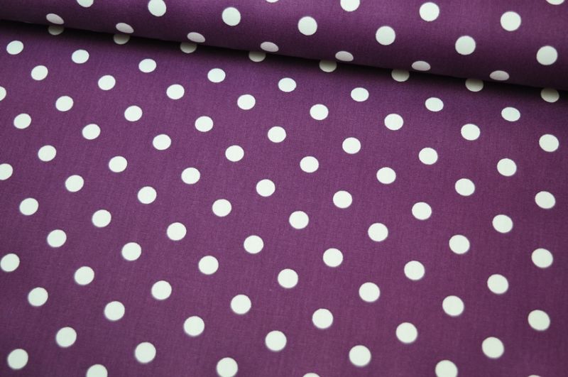 Baumwolle Big Dots by Poppy lila