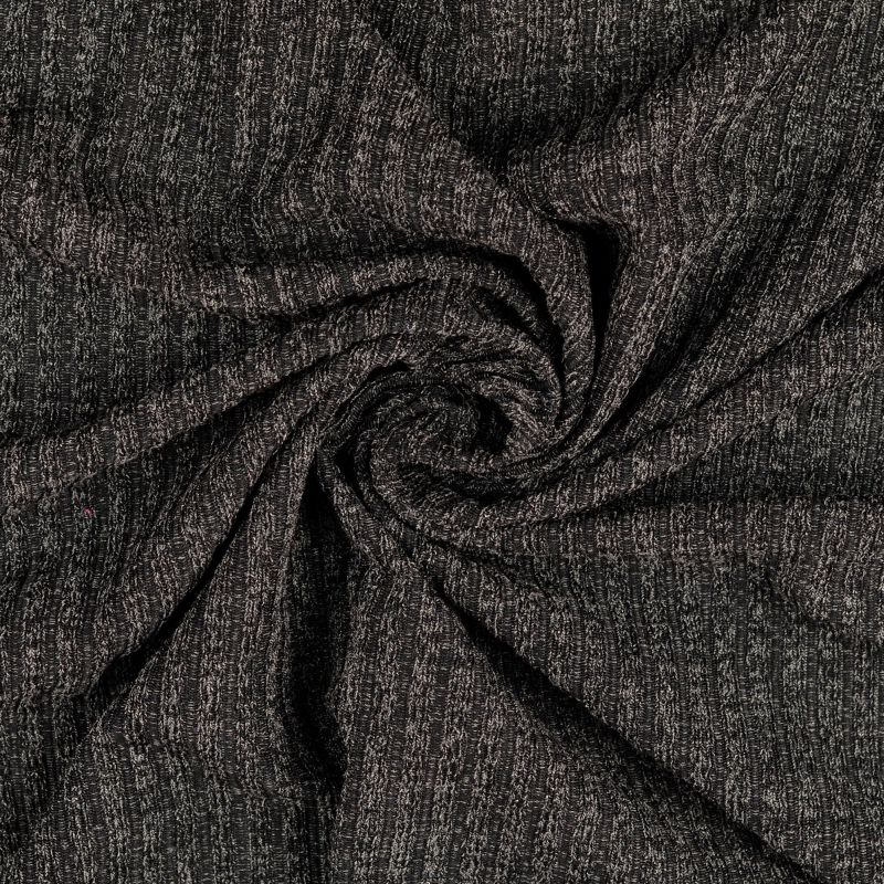 Strick Meliert 275g Schwarz