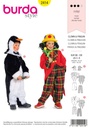 Schnittmuster Clown + Pinguin Burda 2414