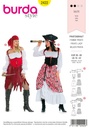 Schnittmuster Piratenbraut Burda 2422