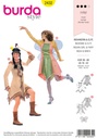 Schnittmuster Indianerin, Elfe Burda 2432