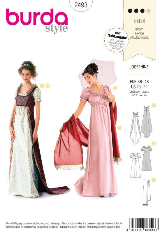 Schnittmuster Josephine Burda 2493
