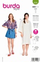 Schnittmuster kleid & bluse Burda 5733