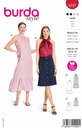 Schnittmuster kleid & top Burda 5737