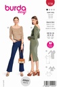 Schnittmuster kleid & shirt Burda 5738