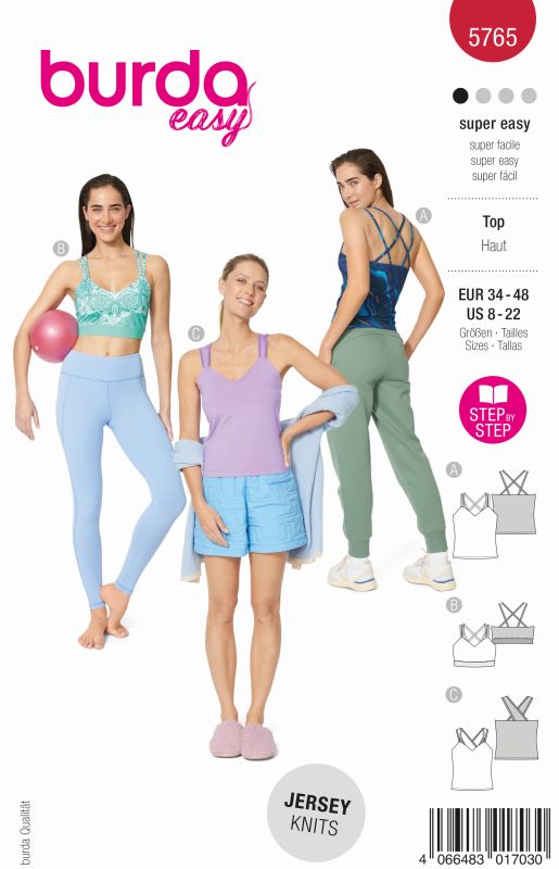 Schnittmuster Top Burda 5765