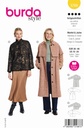 Schnittmuster Mantel/Jacke Burda 5769