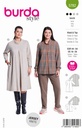 Schnittmuster Kleid/Pullover Burda 5782