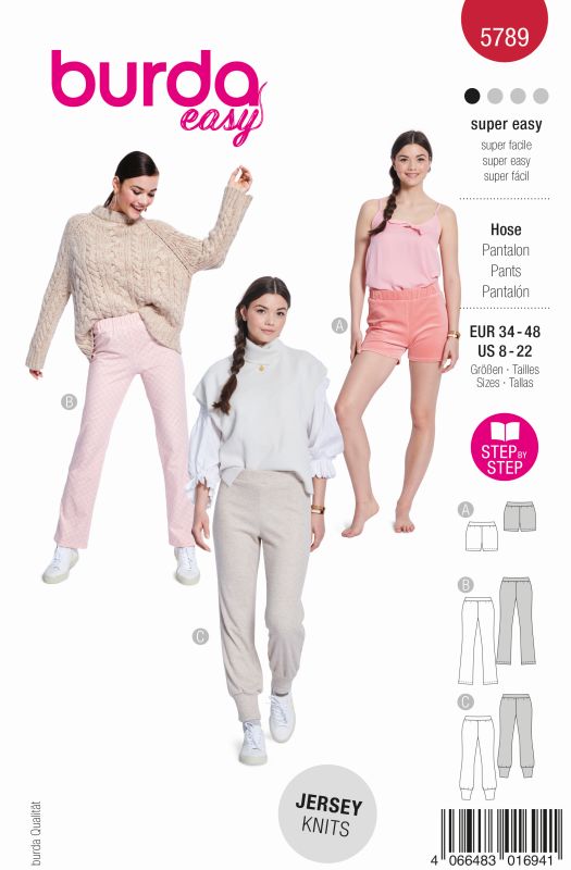 Schnittmuster Hose Burda 5789