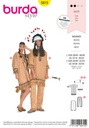 Schnittmuster Indianer und Indianerin Burda 5815