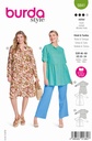 Schnittmuster Kleid & Tunika Burda 5841