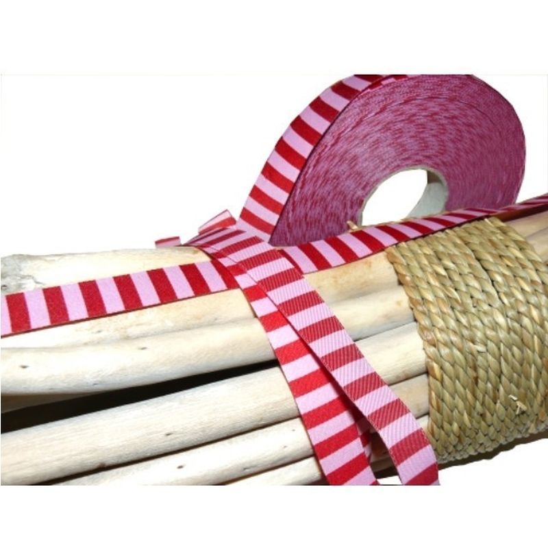 webband farbenmix Ringelband rosa/rot