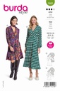 Schnittmuster Kleid Burda 5885