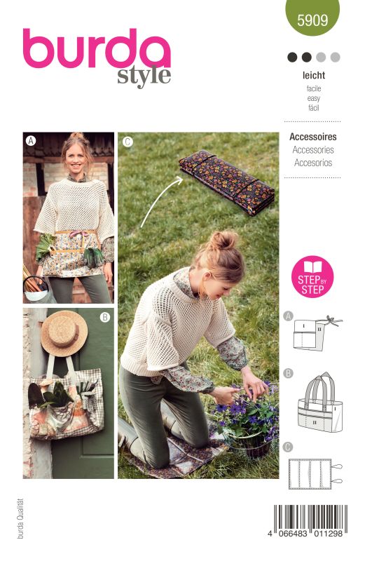 Schnittmuster Accessoires Burda 5909