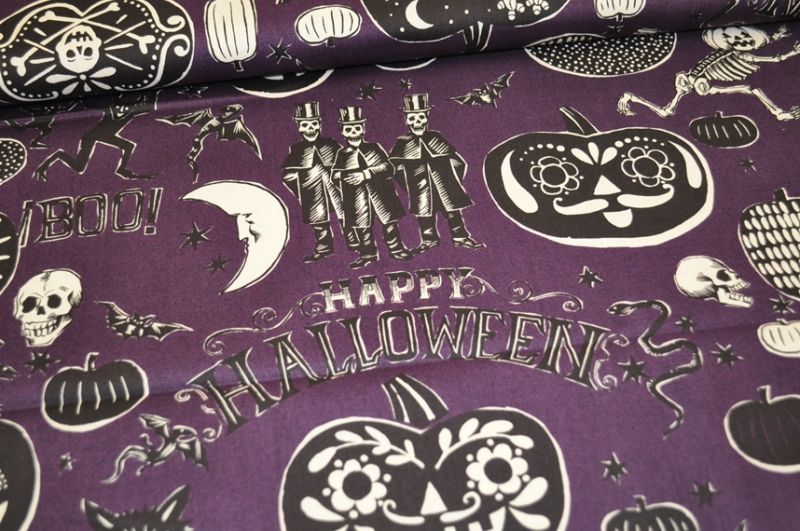 Alexander Henry Crafty Calaveras lila