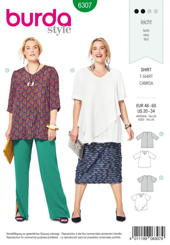 Schnittmuster Shrit Burda 6307
