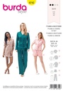Schnittmuster Pyjama & Nachthemd Burda 6742