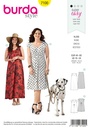 Schnittmuster Kleid Burda 7100