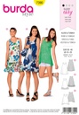 Schnittmuster Kleid - Tunika Burda 7390