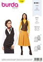 Schnittmuster Weste Burda 7769