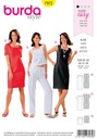 Schnittmuster Kleid Burda 7972