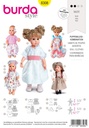 Schnittmuster Puppenkleider Burda 8308