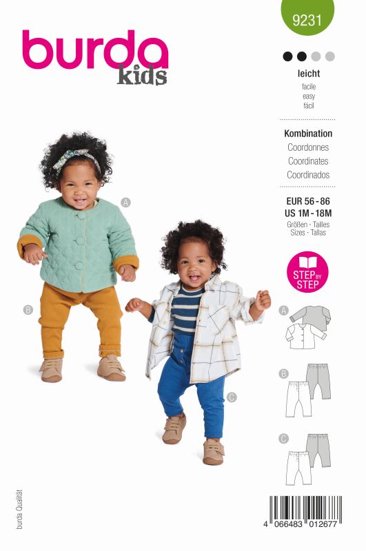 Schnittmuster Kombination Burda 9231