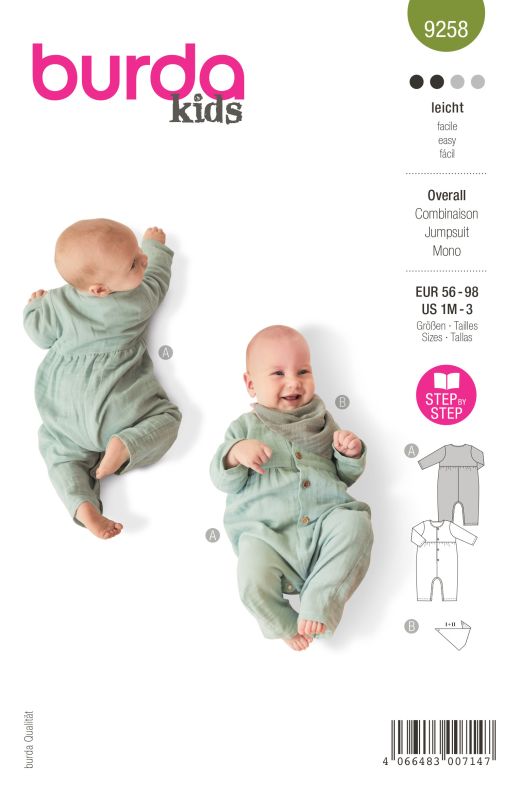 Schnittmuster Kombination Burda 9258