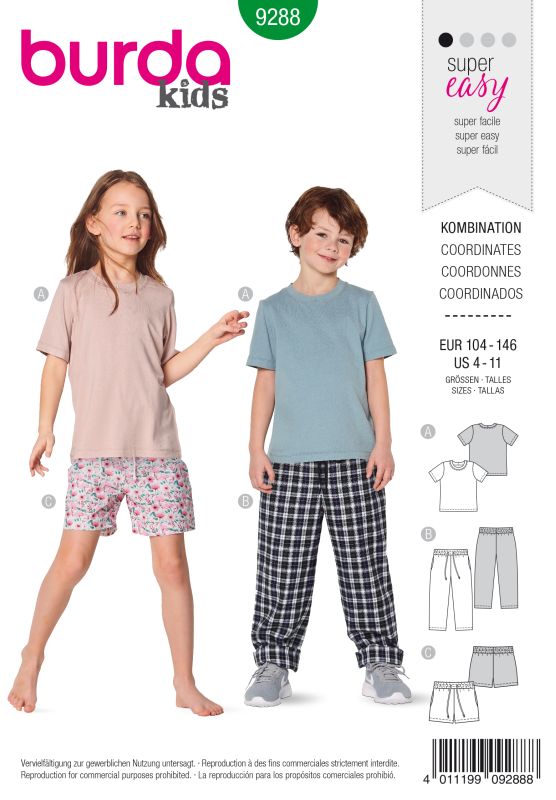 Schnittmuster Shirt Burda 9288