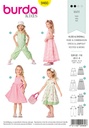 Schnittmuster Kleid, Overall Burda 9460