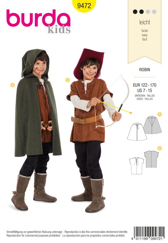 Schnittmuster Robin Burda 9472