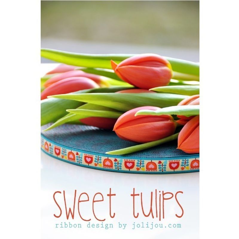 webband farbenmix Sweet Tulips