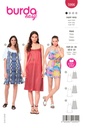 Schnittmuster Kleid Burda 5996