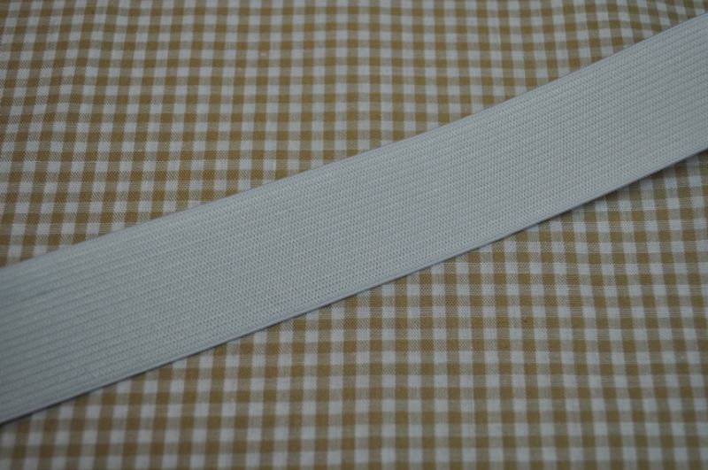 Gummiband 30 mm weiß