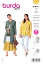Schnittmuster Mantel / Jacke Burda 6041