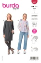 Schnittmuster Kleid, Bluse  Burda 6077