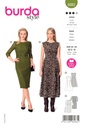 Schnittmuster  Festl. Kleid Burda 6083
